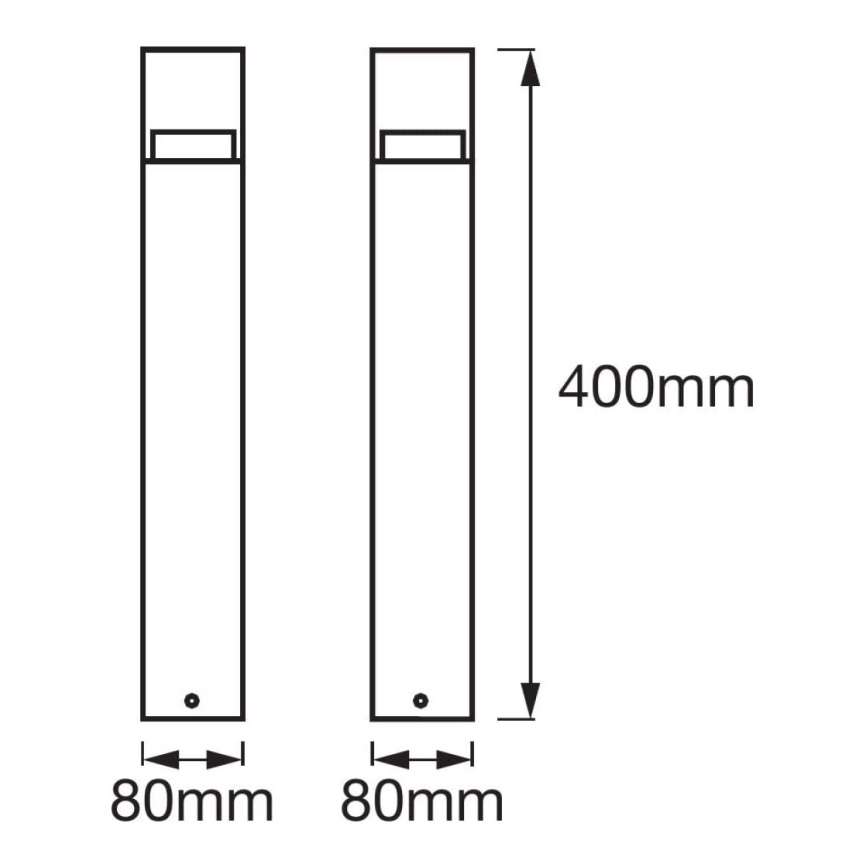 Ledvance - LED Utomhuslampa Kristall 1xLED/4,5W/230V IP44 40 cm
