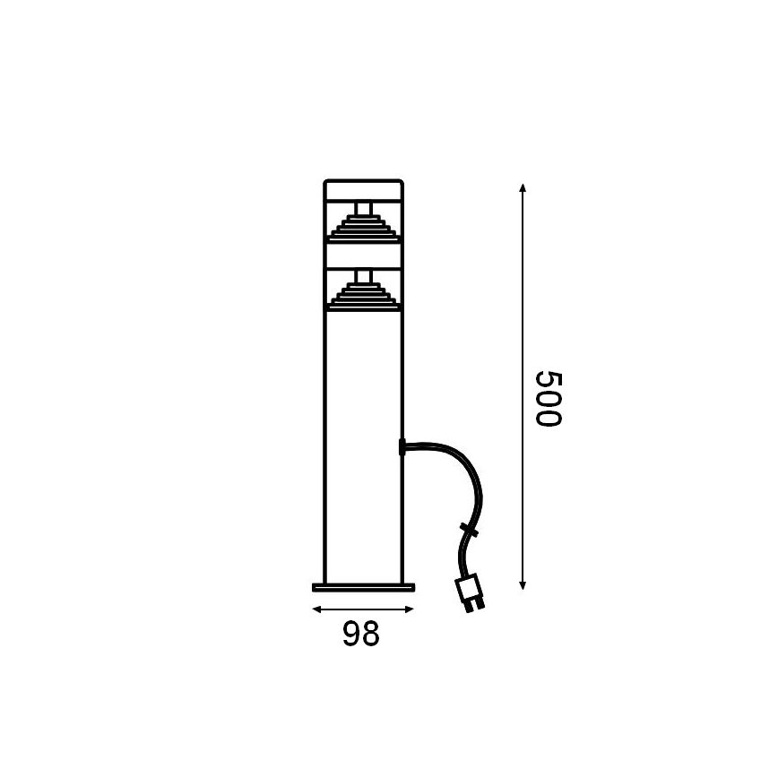 Ledvance - LED Utomhuslampa ENDURA HYBRID ORION DOUBLE LED/4W/12V IP44