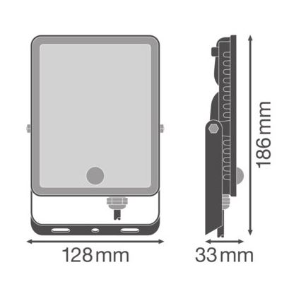 Ledvance - LED Utomhusstrålkastare med sensor FLOODLIGHT LED/30W/230V 6500K IP65