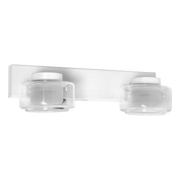 Ledvance - LED Vägglampa för badrum ORBIS FLAME 2xLED/5,5W/230V 3000/4000K IP44 vit