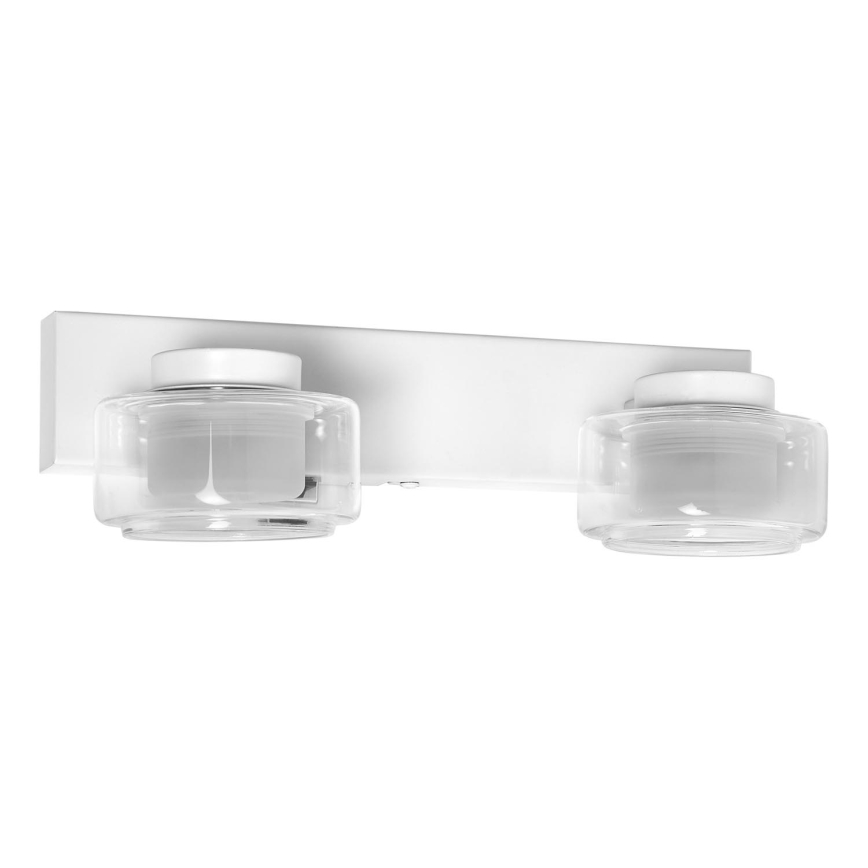 Ledvance - LED Vägglampa för badrum ORBIS FLAME 2xLED/5,5W/230V 3000/4000K IP44 vit