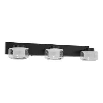 Ledvance - LED Vägglampa för badrum ORBIS FLAME 3xLED/5,5W/230V 3000/4000K IP44 svart