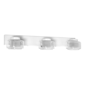 Ledvance - LED Vägglampa för badrum ORBIS FLAME 3xLED/5,5W/230V 3000/4000K IP44 vit