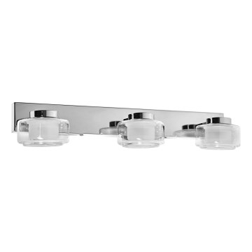 Ledvance-LED Vägglampa för badrum ORBIS FLAME 3xLED/5,5W/230V IP44 krom