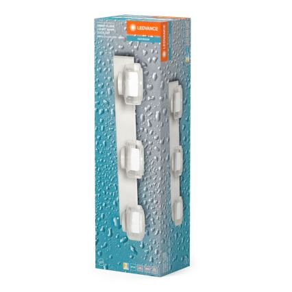 Ledvance - LED Vägglampa för badrum ORBIS FLAME 3xLED/5,5W/230V 3000/4000K IP44 vit