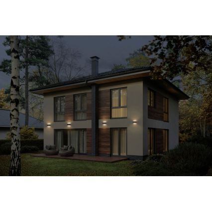 Ledvance - LED vägglampa för utomhusbruk ENDURA STYLE IDRI 2xLED/6,25W/230V IP65