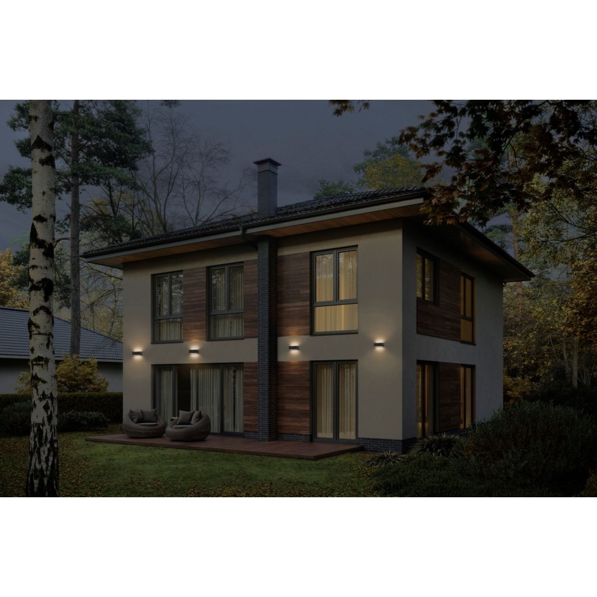 Ledvance - LED vägglampa för utomhusbruk ENDURA STYLE IDRI 2xLED/6,25W/230V IP65
