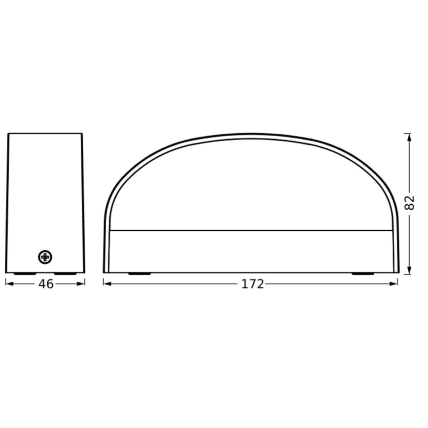 Ledvance - LED vägglampa för utomhusbruk ENDURA STYLE ILAY 2xLED/3,8W/230V IP65