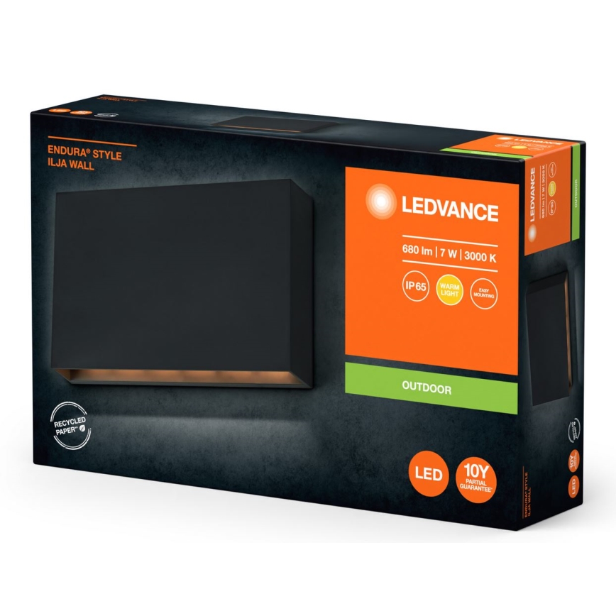 Ledvance - LED vägglampa för utomhusbruk ENDURA STYLE ILJA LED/7W/230V IP65