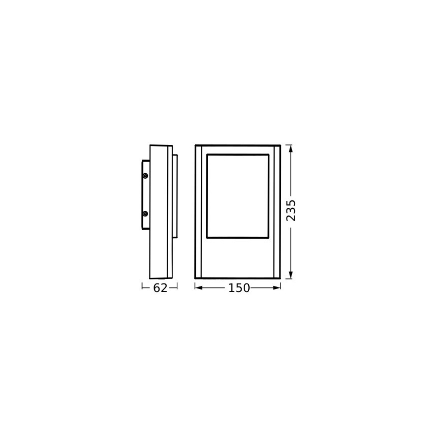 Ledvance - LED vägglampa för utomhusbruk ENDURA STYLE LED/12,5W/230V IP44