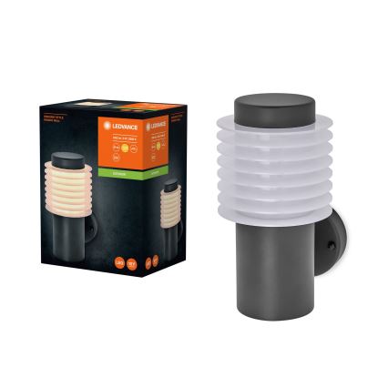 Ledvance - LED vägglampa för utomhusbruk ENDURA RONDO LED/9W/230V IP44 antracit