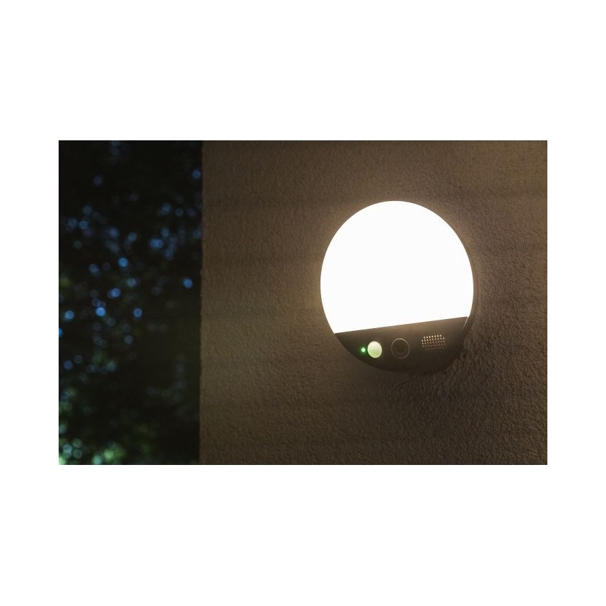 Ledvance - Utomhus LED vägglampa  med sensor  Data kontakt  kamerou SMART+ LED/15W/230V Wi-Fi IP44