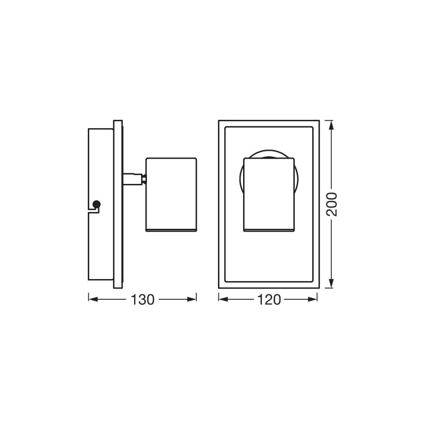 Ledvance - LED väggspotlight DECOR MARS LED/16,5W/230V