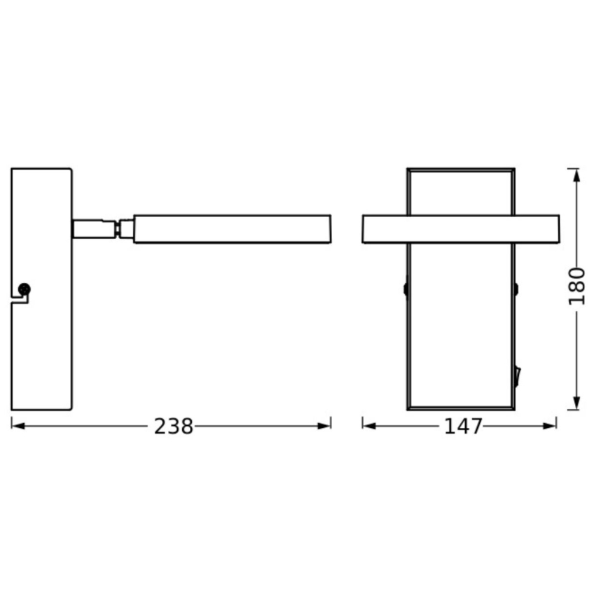 Ledvance - LED väggspotlight DECOR SATURN LED/11W/230V 3000/4200/6500K