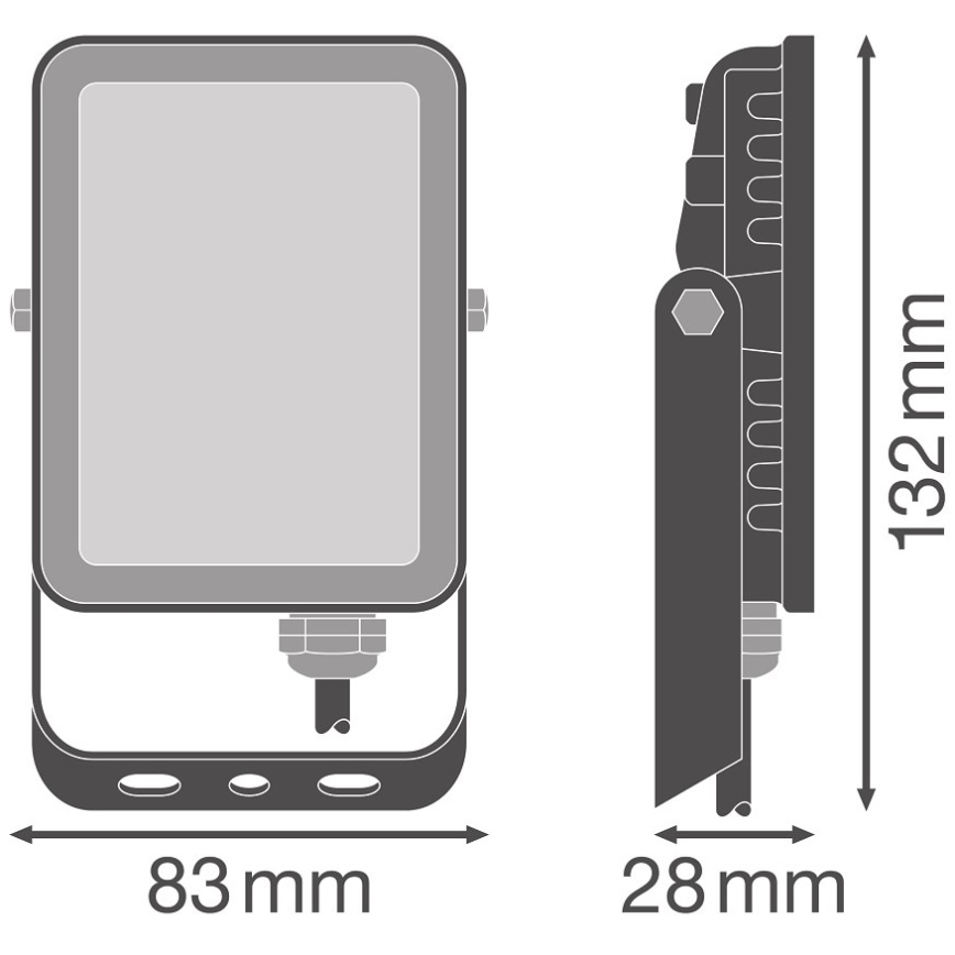 Ledvance - LED Väggstrålkastare för utomhusbruk FLOODLIGHT LED/10W/230V 4000K IP65