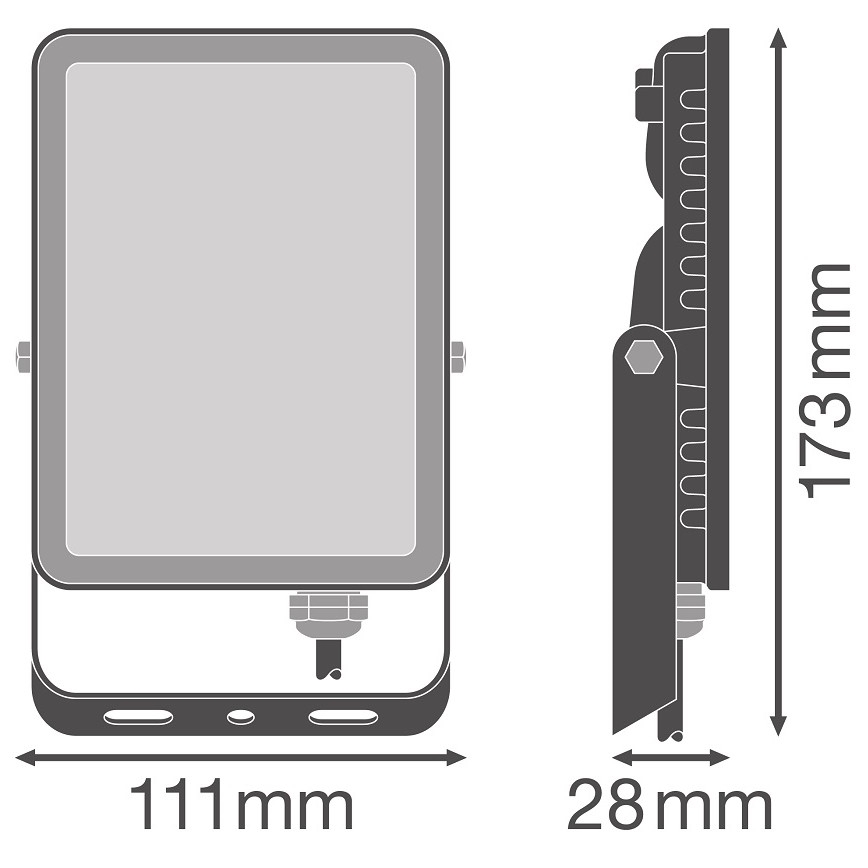 Ledvance - LED Väggstrålkastare för utomhusbruk FLOODLIGHT LED/20W/230V 4000K IP65