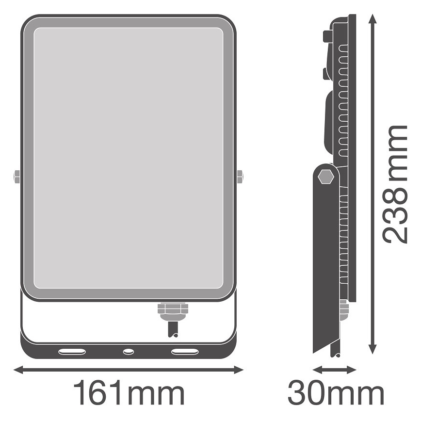 Ledvance - LED Väggstrålkastare för utomhusbruk FLOODLIGHT LED/50W/230V 6500K IP65