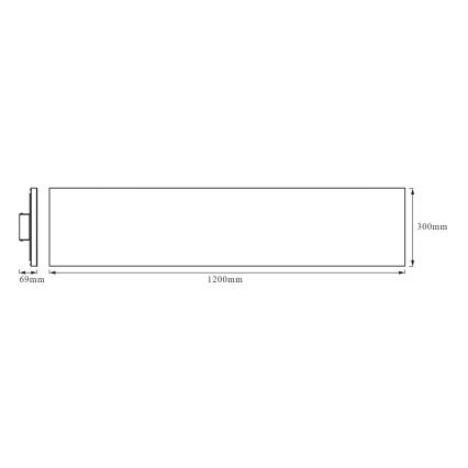 Ledvance - LED Ytmonterad panel RamLESS LED/40W/230V 3000K