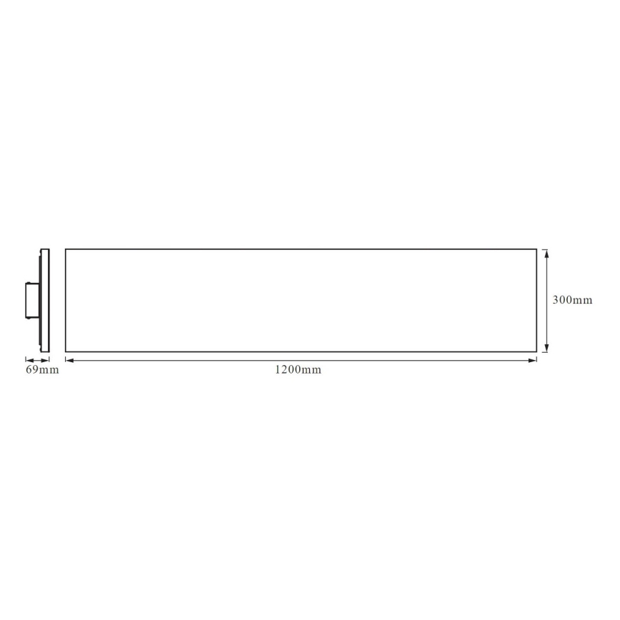 Ledvance - LED Ytmonterad panel RamLESS LED/40W/230V 3000K