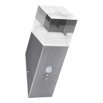 Ledvance - LEDUtomhus Väggbelysning med sensor Kristall 1xLED/5W/230V IP44