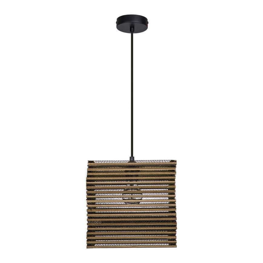 Ledvance - Ljuskrona med textilsladd DECOR CARDBOARD 1xE27/15W/230V 25x25 cm