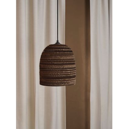 Ledvance - Ljuskrona med textilsladd DECOR CARDBOARD 1xE27/15W/230V diameter 25 cm