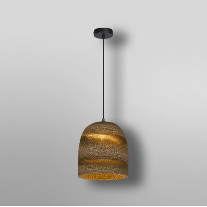 Ledvance - Ljuskrona med textilsladd DECOR CARDBOARD 1xE27/15W/230V diameter 25 cm