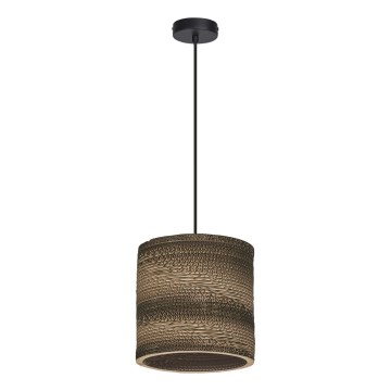 Ledvance - Ljuskrona med textilsladd DECOR CARDBOARD 1xE27/15W/230V diameter 25 cm