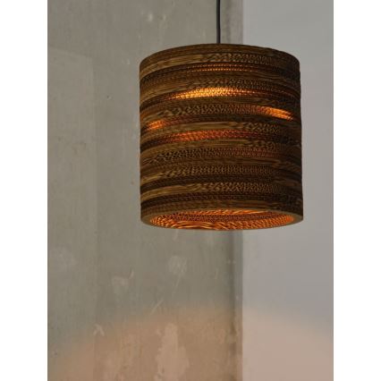Ledvance - Ljuskrona med textilsladd DECOR CARDBOARD 1xE27/15W/230V diameter 25 cm
