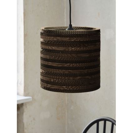 Ledvance - Ljuskrona med textilsladd DECOR CARDBOARD 1xE27/15W/230V diameter 25 cm