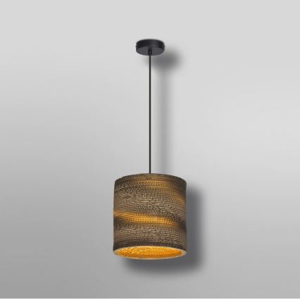 Ledvance - Ljuskrona med textilsladd DECOR CARDBOARD 1xE27/15W/230V diameter 25 cm