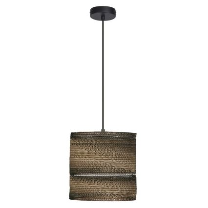 Ledvance - Ljuskrona med textilsladd DECOR CARDBOARD 1xE27/15W/230V diameter 25 cm