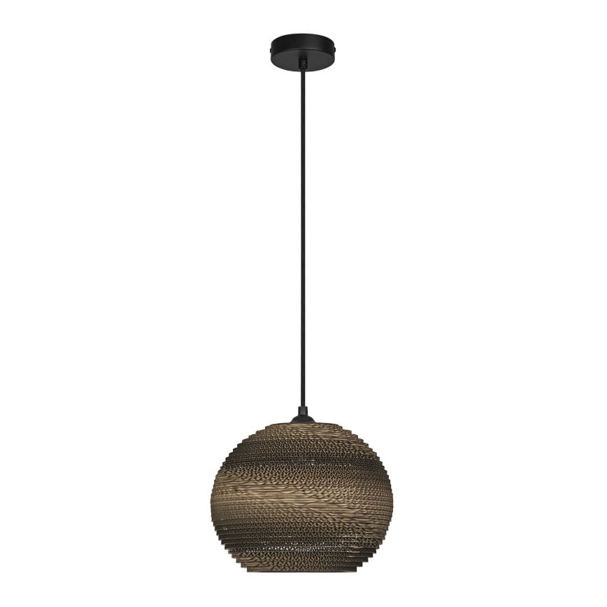 Ledvance - Ljuskrona med textilsladd DECOR CARDBOARD 1xE27/15W/230V diameter 26 cm