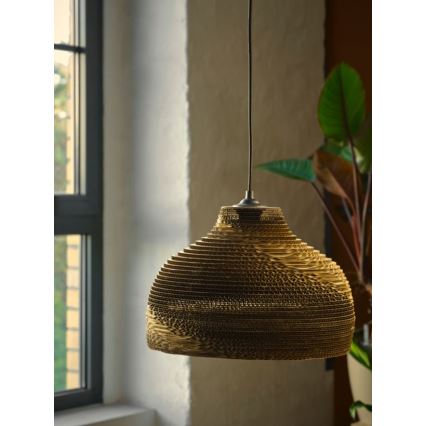 Ledvance - Ljuskrona med textilsladd DECOR CARDBOARD 1xE27/15W/230V diameter 36 cm