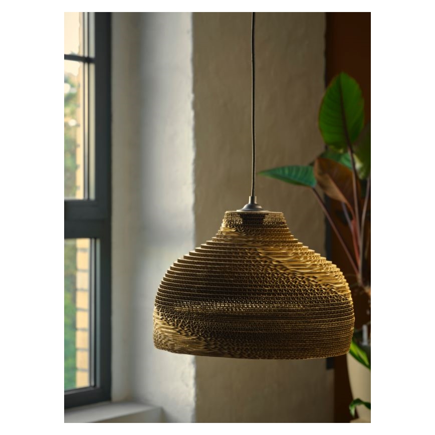 Ledvance - Ljuskrona med textilsladd DECOR CARDBOARD 1xE27/15W/230V diameter 36 cm