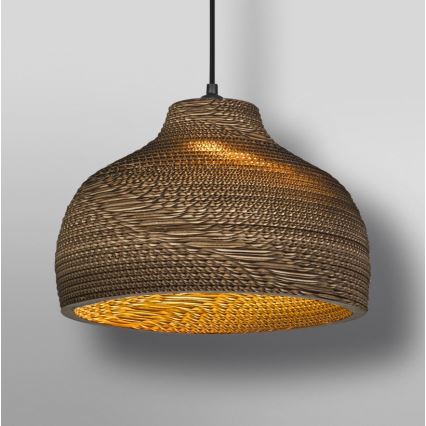 Ledvance - Ljuskrona med textilsladd DECOR CARDBOARD 1xE27/15W/230V diameter 36 cm