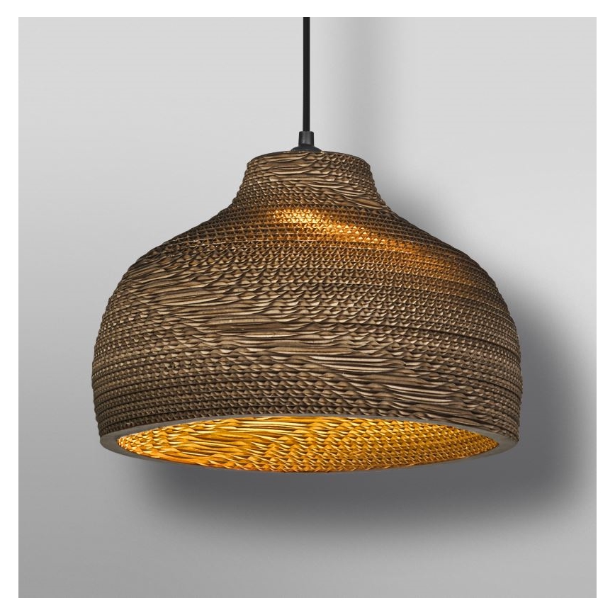 Ledvance - Ljuskrona med textilsladd DECOR CARDBOARD 1xE27/15W/230V diameter 36 cm