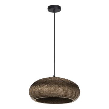 Ledvance - Ljuskrona med textilsladd DECOR CARDBOARD 1xE27/15W/230V diameter 40 cm