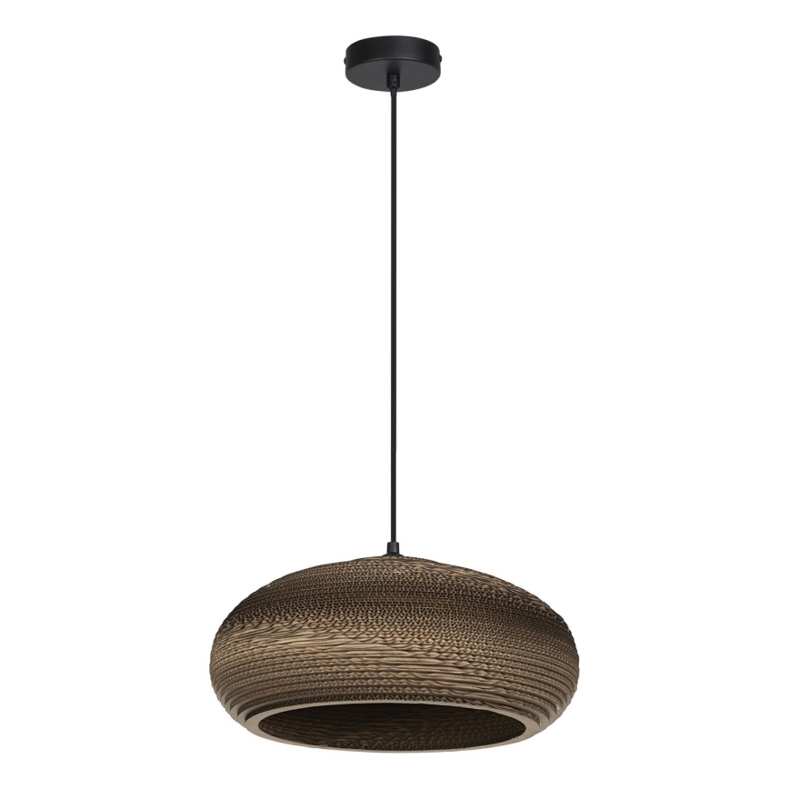 Ledvance - Ljuskrona med textilsladd DECOR CARDBOARD 1xE27/15W/230V diameter 40 cm