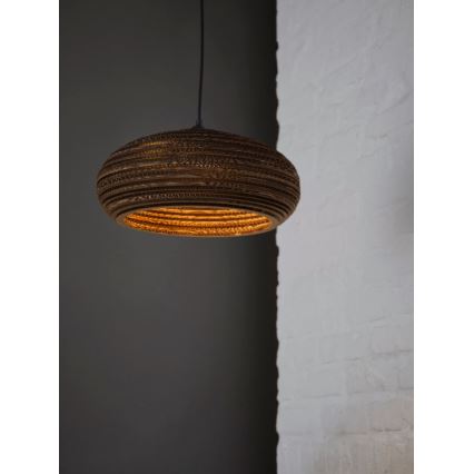 Ledvance - Ljuskrona med textilsladd DECOR CARDBOARD 1xE27/15W/230V diameter 40 cm