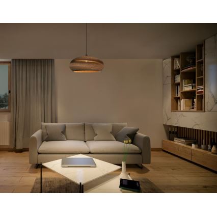 Ledvance - Ljuskrona med textilsladd DECOR CARDBOARD 1xE27/15W/230V diameter 40 cm