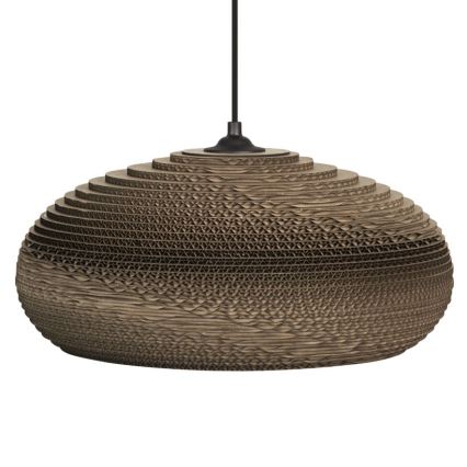 Ledvance - Ljuskrona med textilsladd DECOR CARDBOARD 1xE27/15W/230V diameter 40 cm