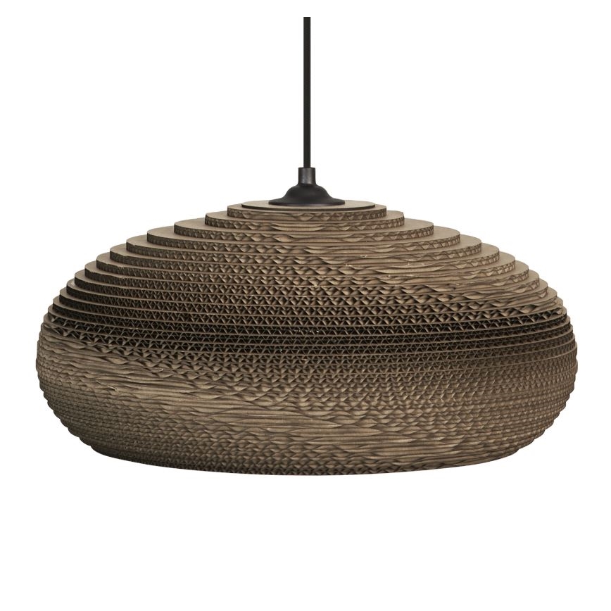 Ledvance - Ljuskrona med textilsladd DECOR CARDBOARD 1xE27/15W/230V diameter 40 cm