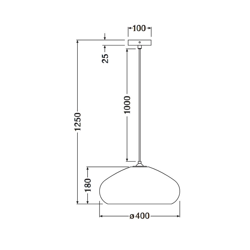 Ledvance - Ljuskrona med textilsladd DECOR CARDBOARD 1xE27/15W/230V diameter 40 cm