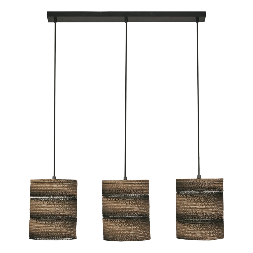 Ledvance - Ljuskrona med textilsladd DECOR CARDBOARD 3xE27/15W/230V