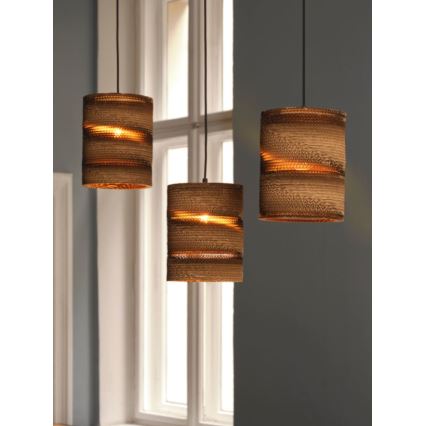 Ledvance - Ljuskrona med textilsladd DECOR CARDBOARD 3xE27/15W/230V