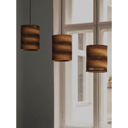 Ledvance - Ljuskrona med textilsladd DECOR CARDBOARD 3xE27/15W/230V