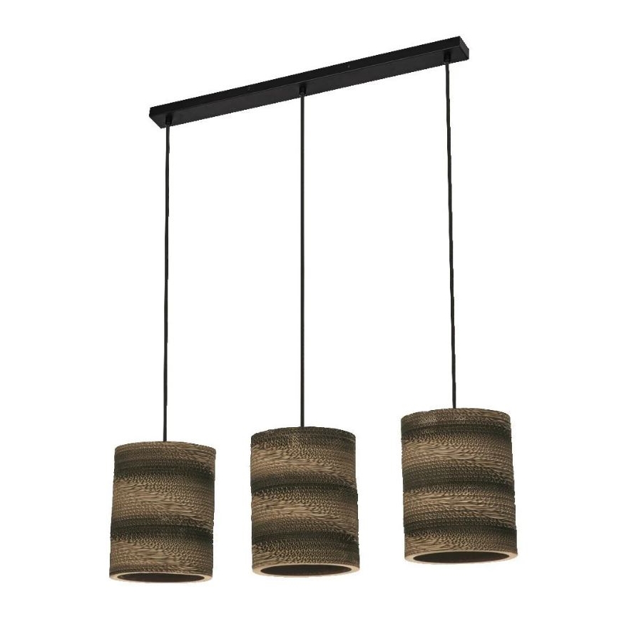 Ledvance - Ljuskrona med textilsladd DECOR CARDBOARD 3xE27/15W/230V