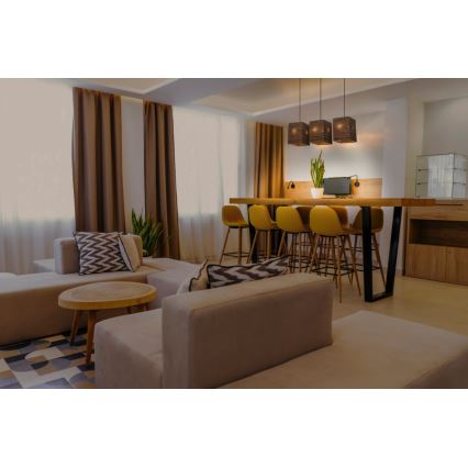 Ledvance - Ljuskrona med textilsladd DECOR CARDBOARD 3xE27/15W/230V