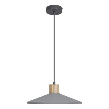Ledvance - Ljuskrona med textilsladd DECOR CONCRETE 1xE27/15W/230V diameter 32 cm betong grå